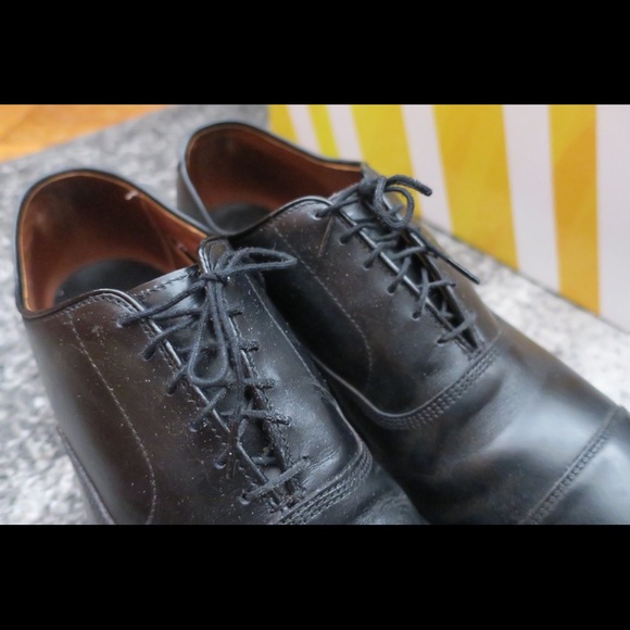 Allen Edmond park avenue black cap toe oxford main image 5